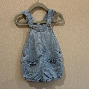 First Impressions Denim Blue Kids Overalls